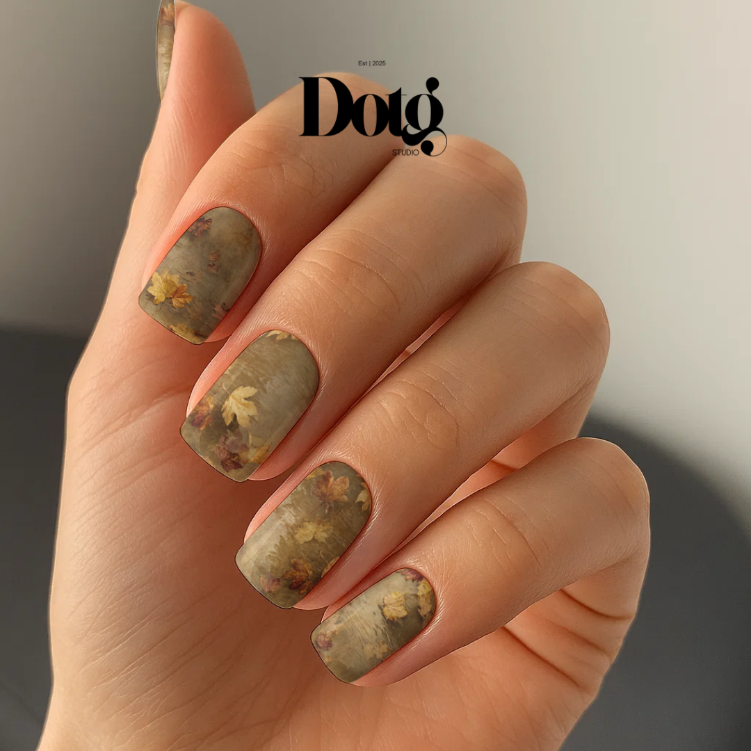 Autumn Drift Nail Polish Wraps DIY Manicure & Pedicure Stickers Nail Decal Strips