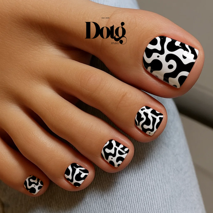 Modern Graphic Nail Polish Wraps DIY Manicure & Pedicure Stickers Nail Decal Strips