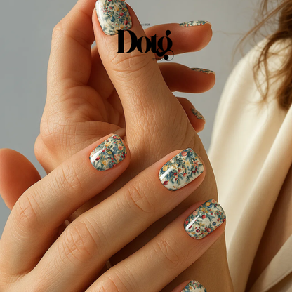 Christmas Tree Nail Polish Wraps DIY Manicure & Pedicure Stickers Nail Decal Strips