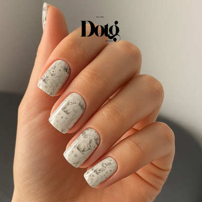 Botanical Bunny Nail Polish Wraps DIY Manicure & Pedicure Stickers Nail Decal Strips
