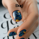 Ocean Gold Wave Nail Wraps