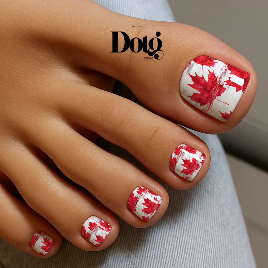 I Am Canadian Nail Wrap DIY Patriotic Manicure & Pedicure Stickers Fall Nails Decals