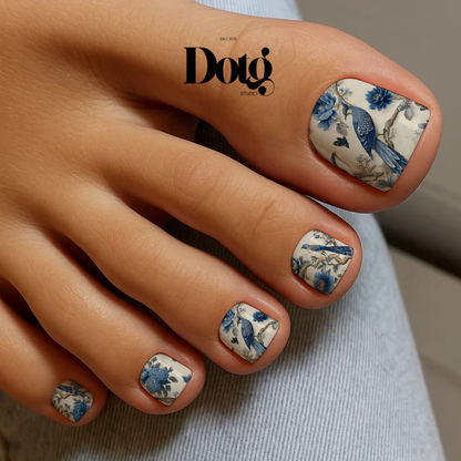 Botanical Garden Nail Polish Wraps DIY Manicure Stickers Nail Decal Strips