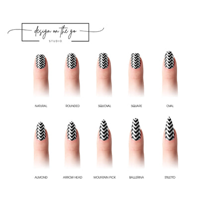 Zigzag Nail Wraps