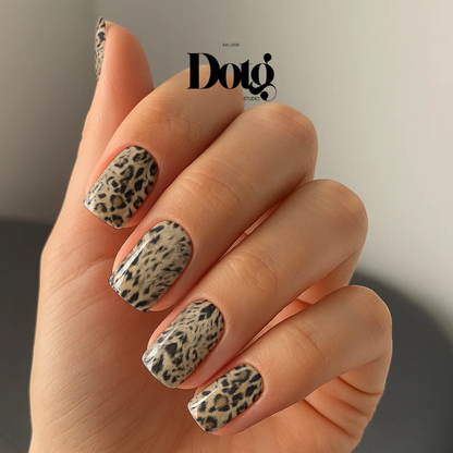 Classic Leopard Nail Polish Wraps DIY Manicure & Pedicure Animal Print Stickers Nail Decal Strips