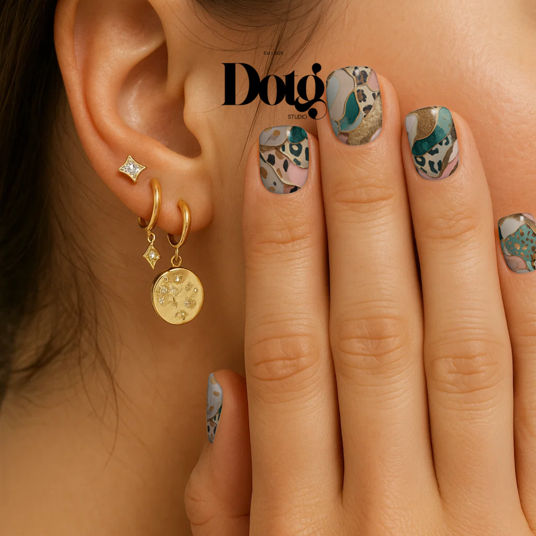 Luxe Gold Nail Polish Wraps DIY Manicure & Pedicure Stickers Nail Decal Strips
