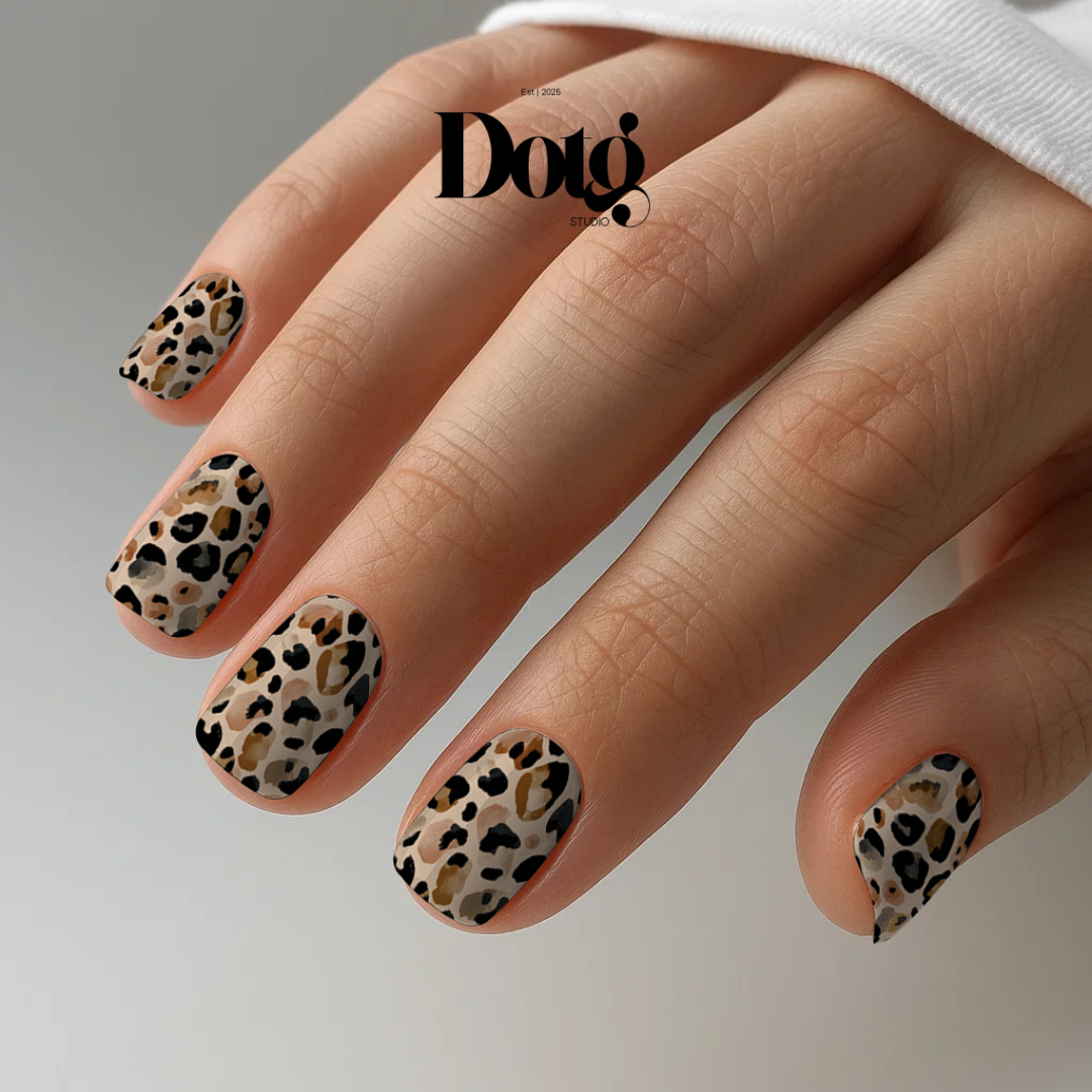 Savanah Glam Nail Polish Wraps DIY Manicure & Pedicure Stickers Nail Decal Strips