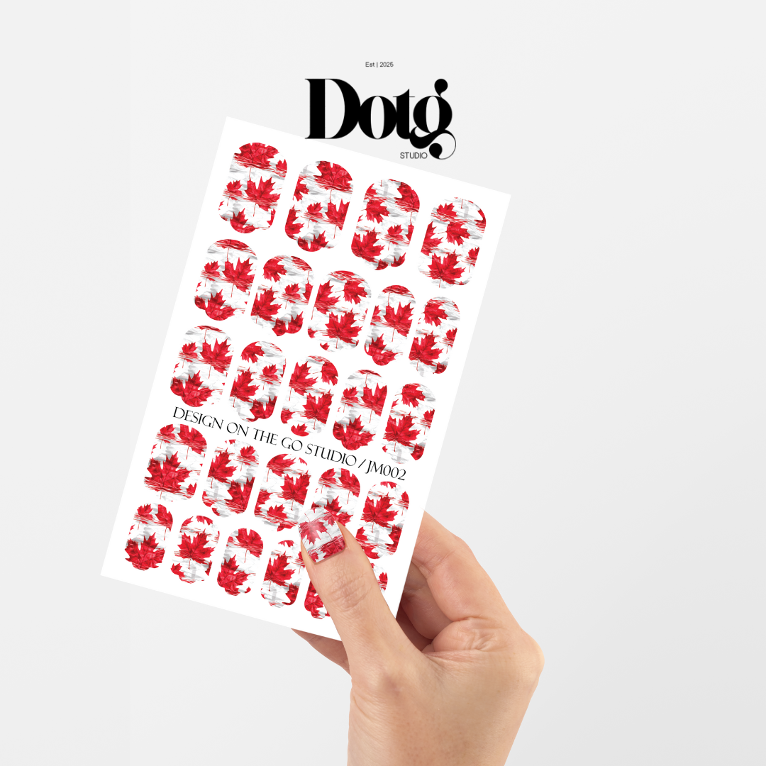 I Am Canadian Nail Wrap DIY Patriotic Manicure & Pedicure Stickers Fall Nails Decals