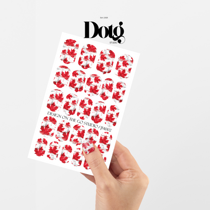 I Am Canadian Nail Wrap DIY Patriotic Manicure & Pedicure Stickers Fall Nails Decals