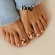 Beige Plaid Nail Wrap