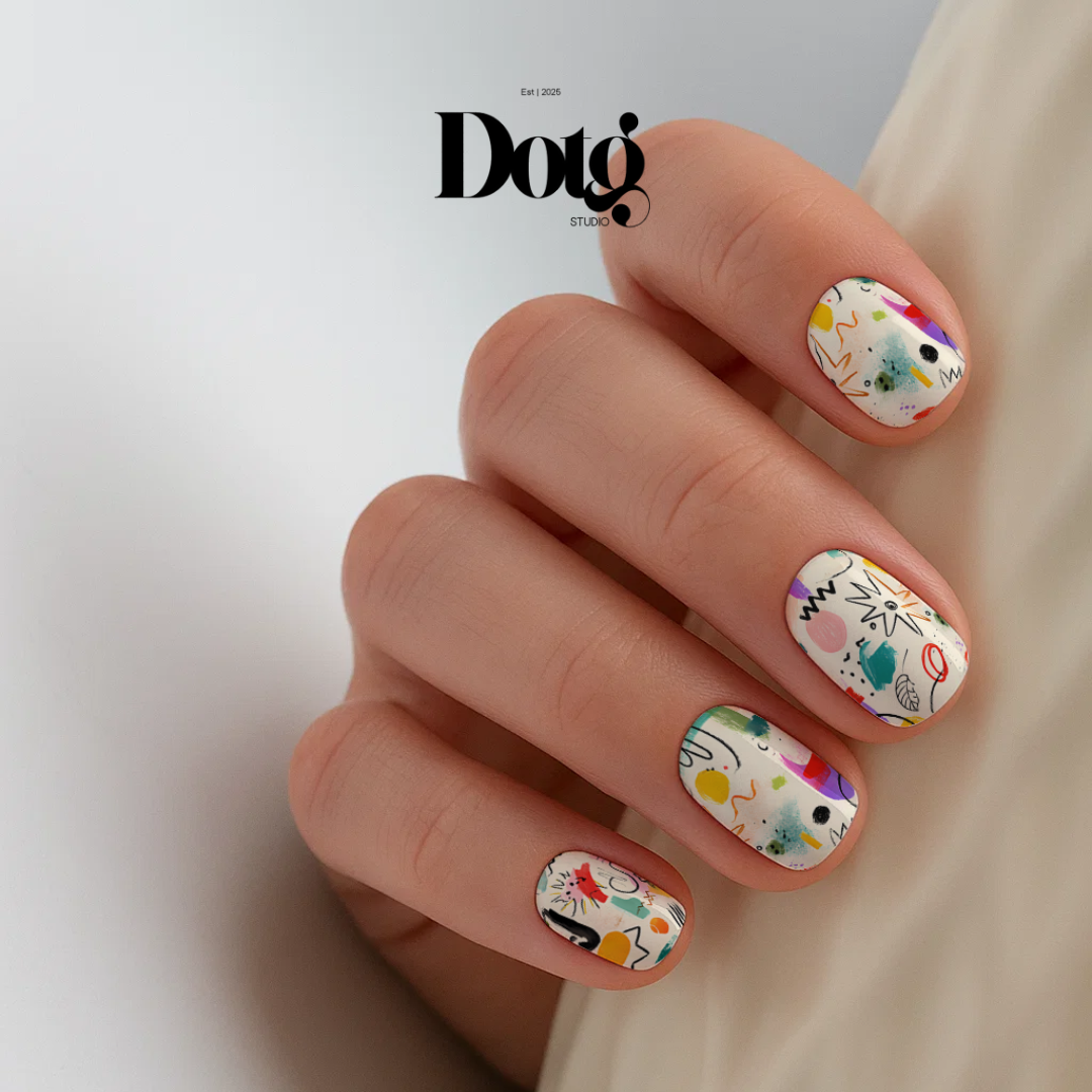 Modern Art Nail Polish Wraps DIY Muse Manicure & Pedicure Stickers Nail Decal Strips