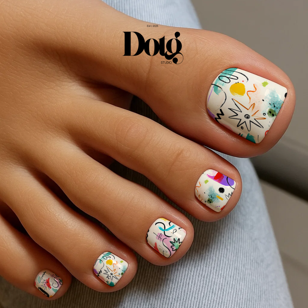 Modern Art Nail Polish Wraps DIY Muse Manicure & Pedicure Stickers Nail Decal Strips