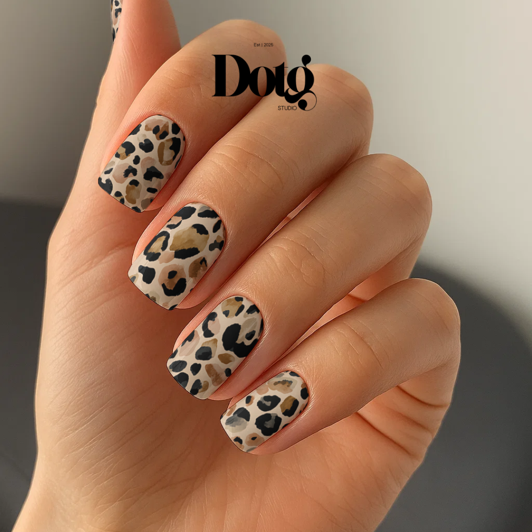 Savanah Glam Nail Polish Wraps DIY Manicure & Pedicure Stickers Nail Decal Strips