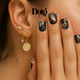 Gold Sand Nail Wraps DIY Manicure & Pedicure Nail Stickers Desert Decal Strips