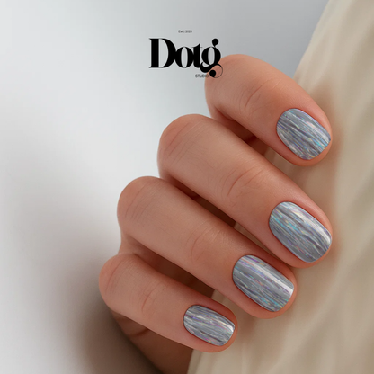 Holographic Nail Polish Wraps DIY Manicure Stickers Nail Decal Strips