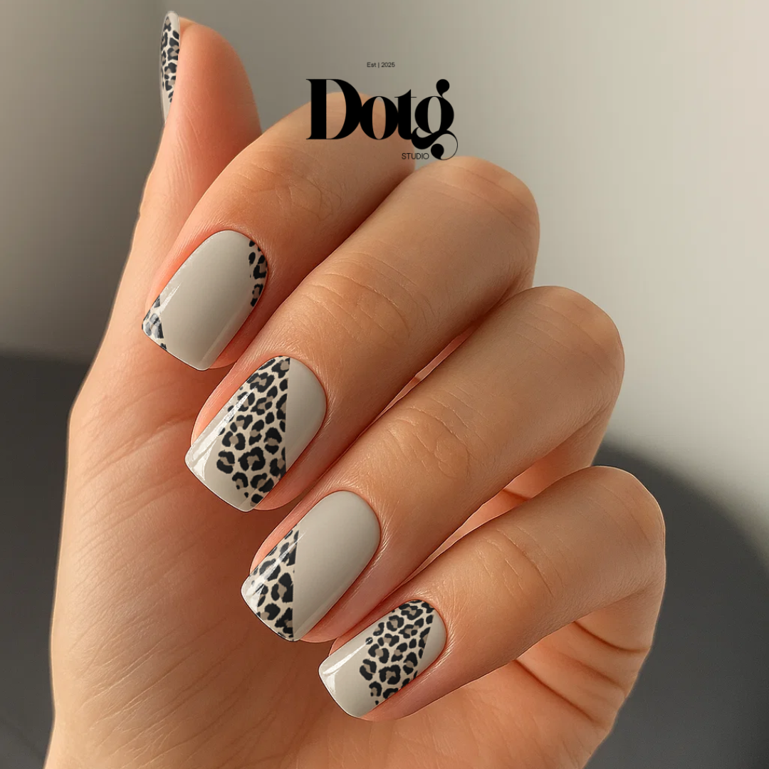 Leopard Lane Nail Polish Wraps DIY Manicure Stickers Nail Decal Strips