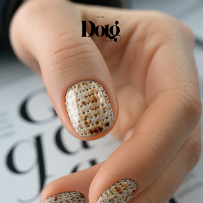 Matzah Nail Polish Wraps DIY Manicure & Pedicure Stickers Passover Nail Decal Strips