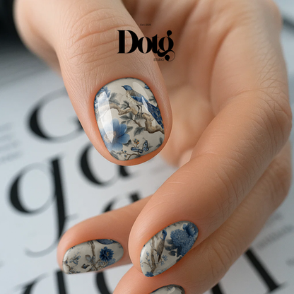 Botanical Garden Nail Polish Wraps DIY Manicure Stickers Nail Decal Strips