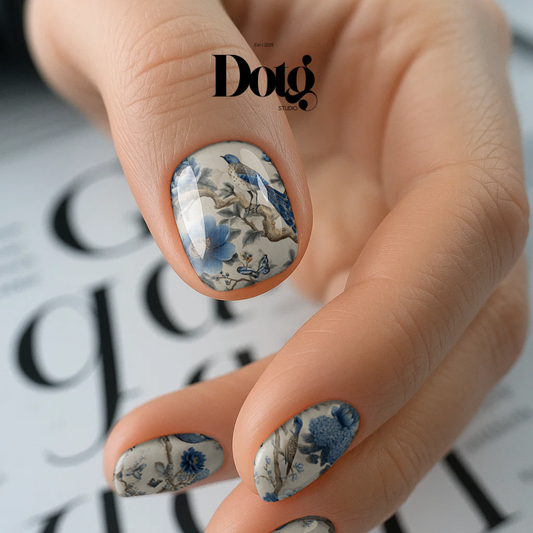 Botanical Garden Nail Polish Wraps DIY Manicure Stickers Nail Decal Strips