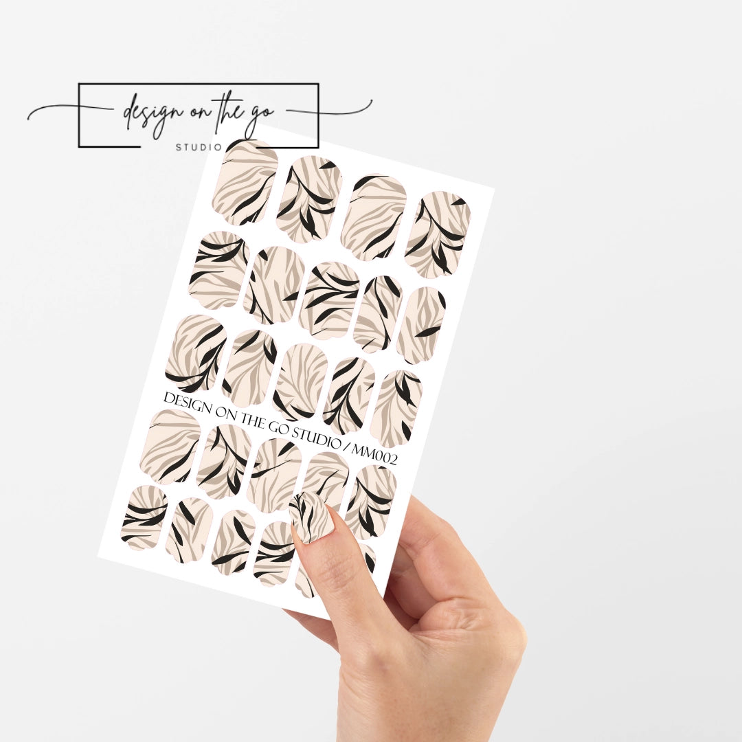 Boho Branches Nail Wrap
