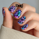 Fuchsia Leopard Nail Wraps