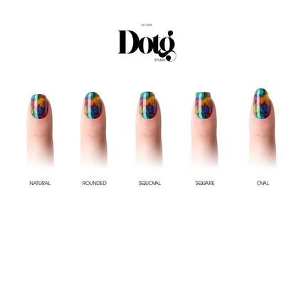 Nail Wrap Fall Leaves Decals DIY At-Home Autumn Manicure & Pedicure Stickers for Her
