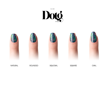 Crystal Veins Nail Polish Wraps DIY Modern Art Manicure Stickers Nail Decal Strips
