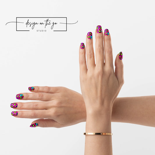 Pink Leopard Nail Wrap