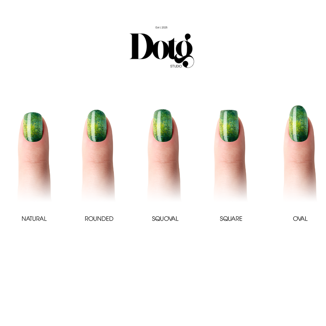 Emerald Cellular Nail Polish Wraps DIY Manicure & Pedicure Stickers Nail Decal Strips