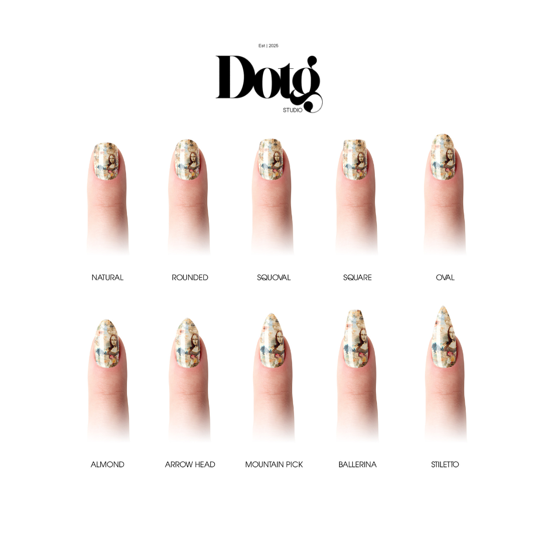 Paris Day Nail Polish Wraps DIY Manicure Stickers Nail Decal Strips