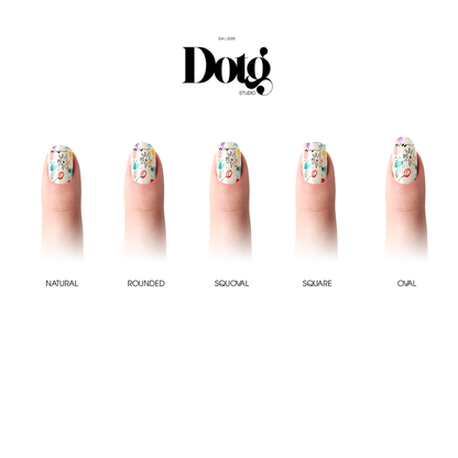 Modern Art Nail Polish Wraps DIY Muse Manicure & Pedicure Stickers Nail Decal Strips