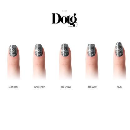 Disco Ball Nail Wraps DIY Manicure & Pedicure Stickers Decal Strips