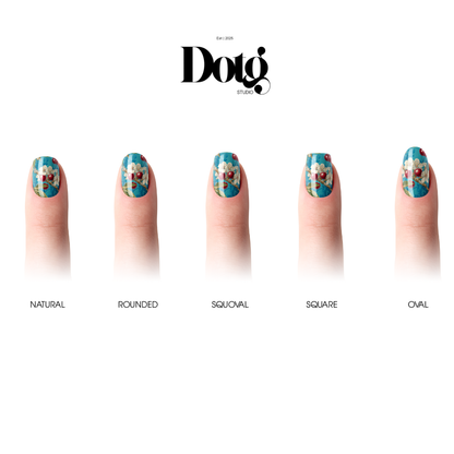 Cherry Blossom Nail Polish Wraps DIY Manicure & Pedicure Spring Stickers Nail Decal Strips