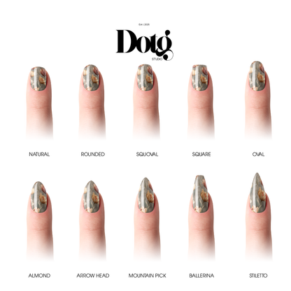 Floral Petals Nail Polish Wraps DIY Manicure & Pedicure Tulip Stickers Nail Decal Strips