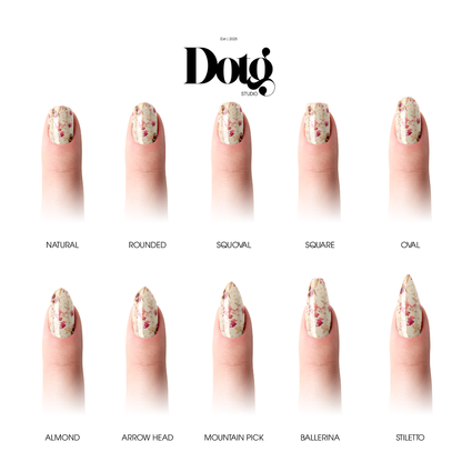 HoneyBee Florals Nail Polish Wraps DIY Manicure & Pedicure Stickers Nail Decal Strips