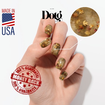 Autumn Drift Nail Polish Wraps DIY Manicure & Pedicure Stickers Nail Decal Strips