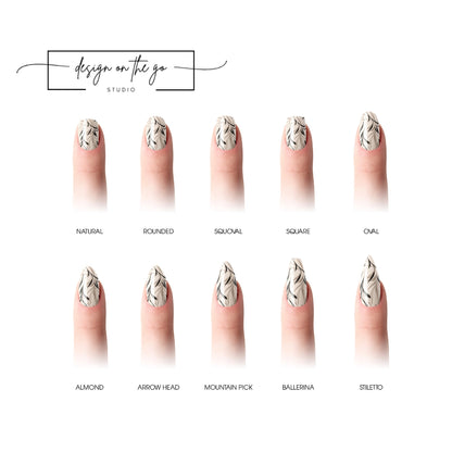 Boho Branches Nail Wrap