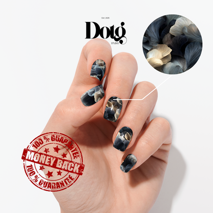 Silk Fog Nail Polish Wraps DIY Manicure Stickers Nail Decal Strips
