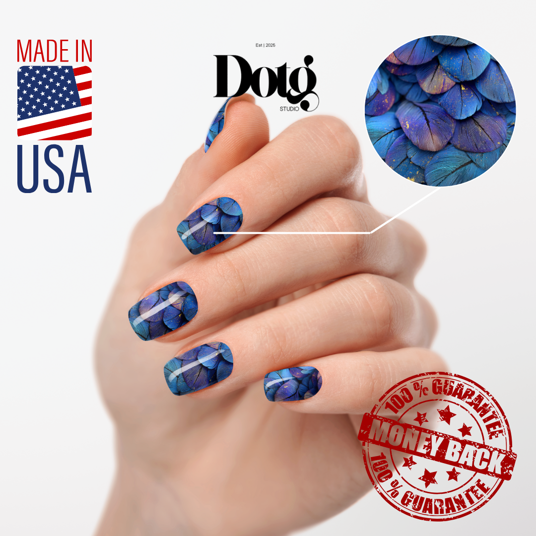Galaxy Nail Polish Wraps DIY Manicure and Pedicure Nail Stickers Decal Strips