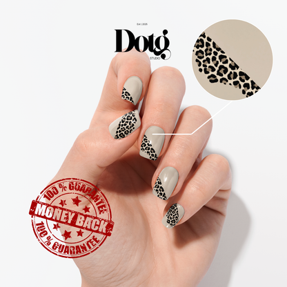 Leopard Lane Nail Polish Wraps DIY Manicure Stickers Nail Decal Strips