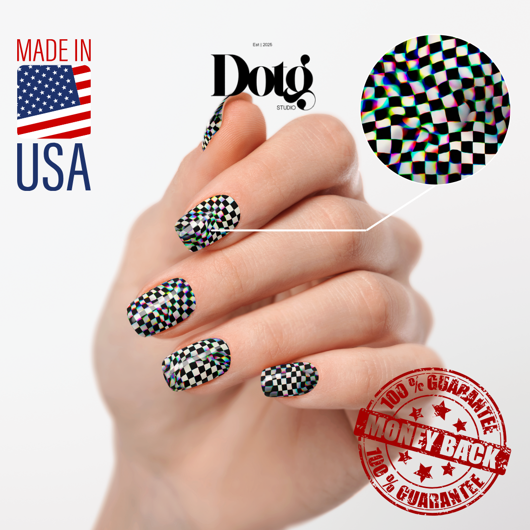 Optic Dream Nail Polish Wraps DIY Manicure Stickers Nail Decal Strips