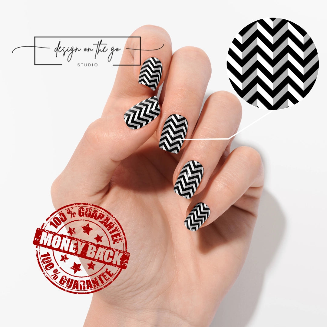 Zigzag Nail Wraps