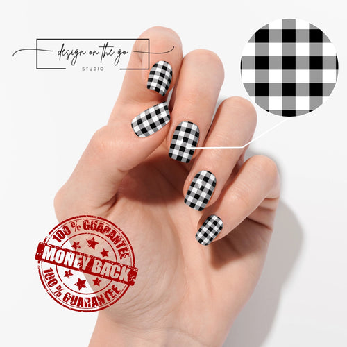 Classic Plaid Nail Wraps