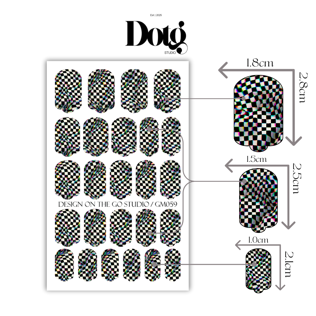 Optic Dream Nail Polish Wraps DIY Manicure Stickers Nail Decal Strips