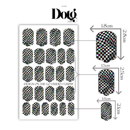 Optic Dream Nail Polish Wraps DIY Manicure Stickers Nail Decal Strips