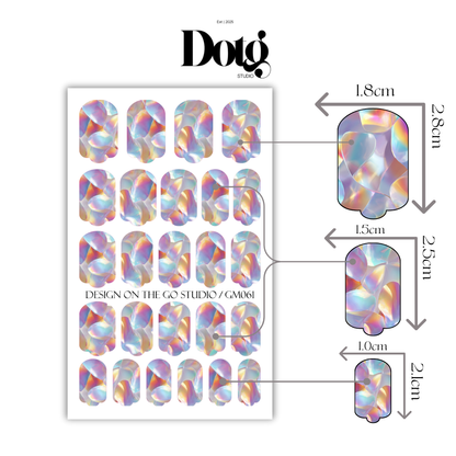 Pearl Dream Nail Polish Wraps DIY Manicure Stickers Nail Decal Strips