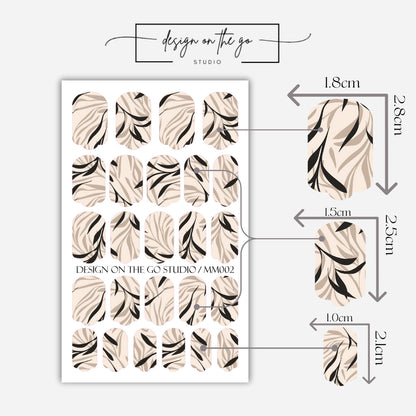 Boho Branches Nail Wrap