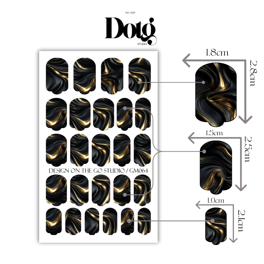 Black Velvet Nail Polish Wraps DIY Manicure and Pedicure Nail Stickers Decal Strips