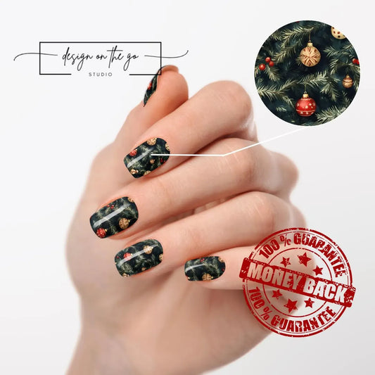 Holiday Fir Nail Wraps