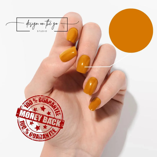 Burnt Caramel Nail Wraps